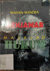 Image of Menjawab masalah hukum